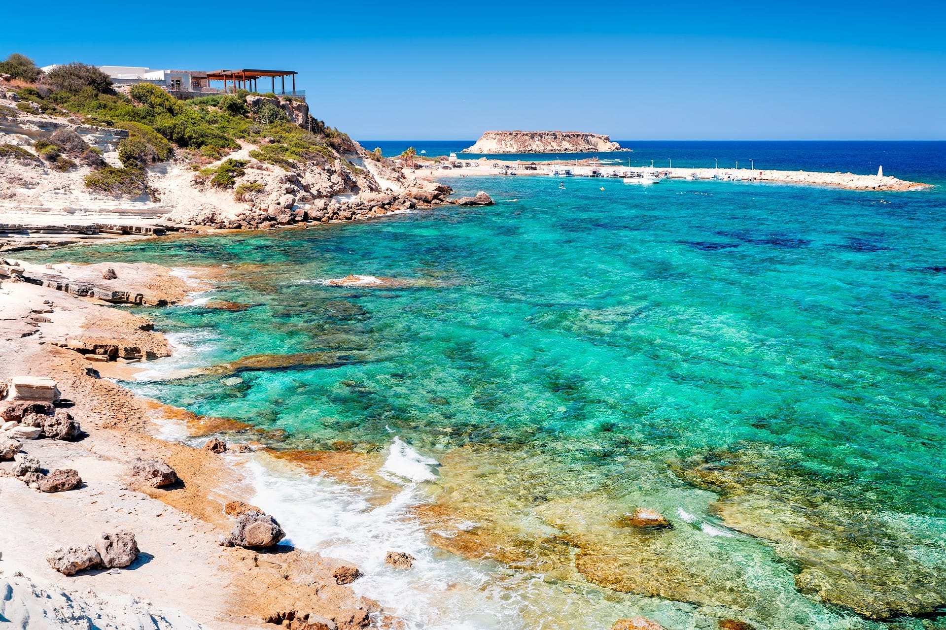 Küste bei Paphos in Zypern